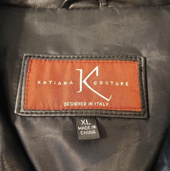 Beautiful KATIANA COUTURE LEATHER JACKET - Picture 2 of 6